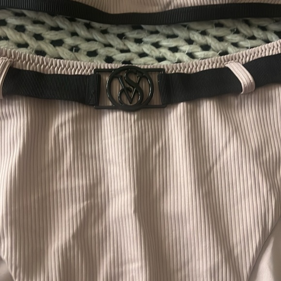 Pink Ribbed Bikini Set - Picture 3 of 6